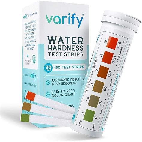 hardness test strip color|varify water hardness test strips.